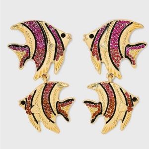 Can you be reef it??? 😂🐠Baublebar Sugar Fix Schools Out Fish Earrings